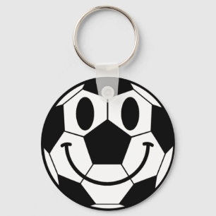 Voetbal Smile Face Sleutelhanger