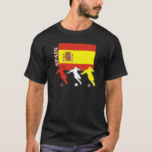 Voetbal Spanje Donkere T-shirt