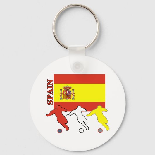 Voetbal Spanje Sleutelhanger (Voorkant)