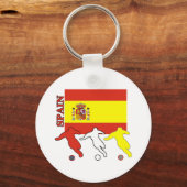 Voetbal Spanje Sleutelhanger (Voorkant)