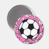 voetbal spatten. magneet (Voorkant / Achterkant)