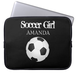 Voetbal - Speciaal Hoesje bovenaan - cadeau Laptop Sleeve