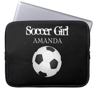 Voetbal - Speciaal Hoesje bovenaan - cadeau Laptop Sleeve