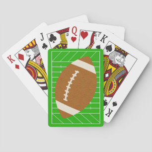 Voetbal speelkaarten spel