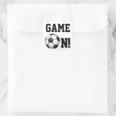 Voetbal speelt op stickers (Tas)