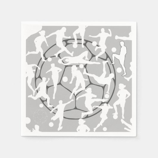 Voetbal Spel Pattern.b Servet (Voorkant)