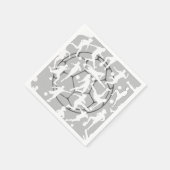 Voetbal Spel Pattern.b Servet (Hoek)