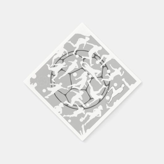 Voetbal Spel Pattern.b Servet (Hoek)