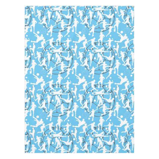 Voetbal Spel Pattern.b Tafelkleed (Voorkant)