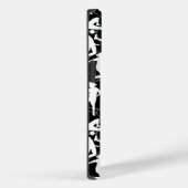 Voetbal Spel Pattern.b Zwart BG Case-Mate iPhone Case (Achterkant / Rechts)