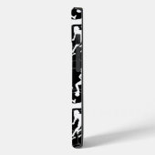 Voetbal Spel Pattern.b Zwart BG Case-Mate iPhone Case (Achterkant / Links)