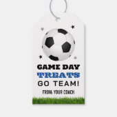 Voetbal Speldag Behandeling Cadeaulabel (Voorkant)