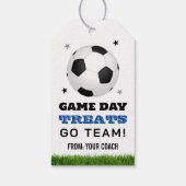 Voetbal Speldag Behandeling Cadeaulabel (Achterkant)