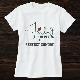 Voetbal Speldag Kat Moeder Script Groene Grijze Wi T-shirt