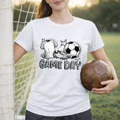 Voetbal Speldag Speler Uiterlijk T-shirt