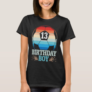 Voetbal spelen Gelukkige Verjaardagsspeler 13 jaar T-shirt
