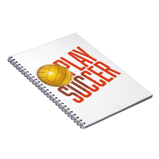 Voetbal spelen notitieboek (Rechterzijde)