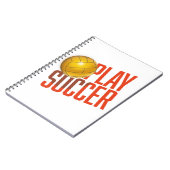 Voetbal spelen notitieboek (Linkerzijde)
