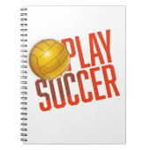 Voetbal spelen notitieboek (Voorkant)