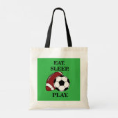 Voetbal Speler Coach Tote Bag (Achterkant)