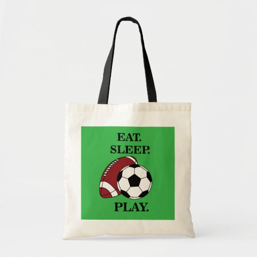 Voetbal Speler Coach Tote Bag (Voorkant)
