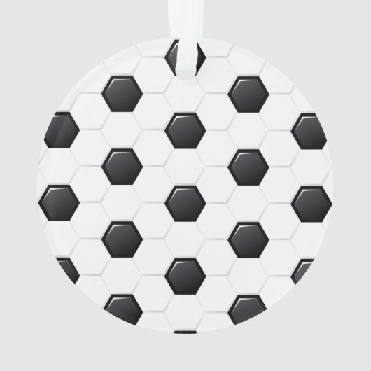 Voetbal Speler NAAM Run Kick Doel Fun Ornament (achterkant)