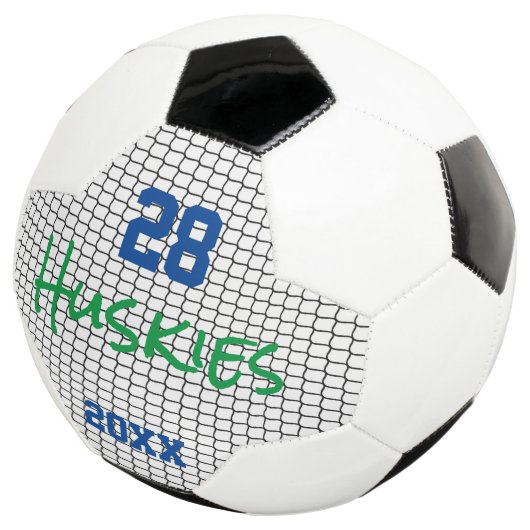 Voetbal Speler NUMMER NAAM JAAR Net Leuk (Drie kwart)