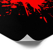 voetbal spetters poster (Hoek)