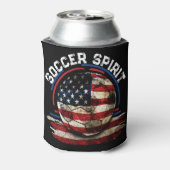 Voetbal Spirit USA, Nationaal Football Voetbal Blikjeskoeler (Blikje Achterkant)