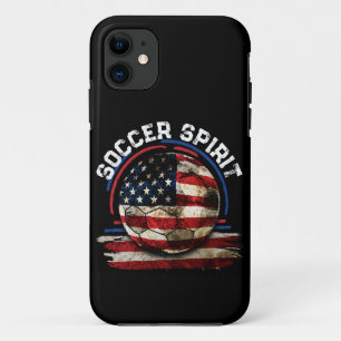 Voetbal Spirit USA, Voetbal Fan Case-Mate iPhone Case