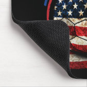 Voetbal Spirit USA, Voetballer USA Patriottisme Muismat (Hoek)