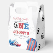 Voetbal Sport 1e Verjaardag Bedankdoosjes (Geopend)