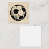 voetbal sport Art  sport Informatiekaartje (Voorkant / Achterkant)