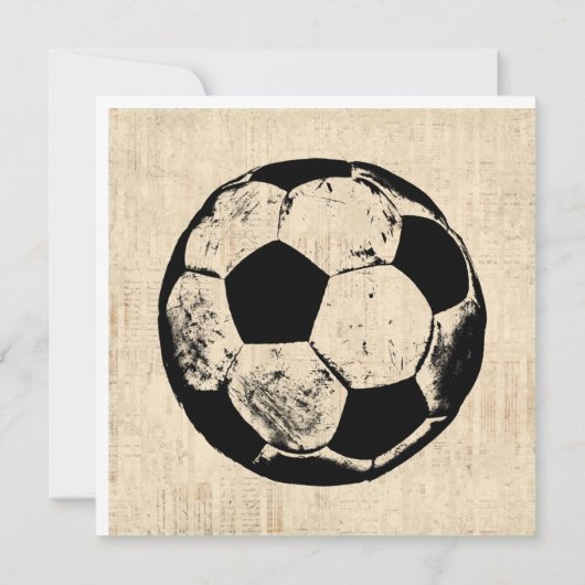 voetbal sport Art sport Notitiekaartje (Achterkant)
