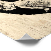 Voetbal sport Art sport Poster (Hoek)