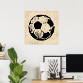 Voetbal sport Art sport Poster (Thuiskantoor)