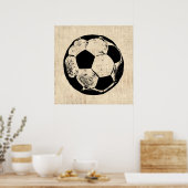Voetbal sport Art sport Poster (Keuken)