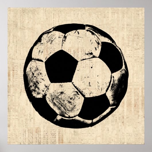 Voetbal sport Art sport Poster (Voorkant)