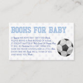 Voetbal Sport Baby shower Boeken voor Baby Kaart (Voorkant)