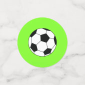 Voetbal sport Birthday Party roze Confetti (Kleine voorkant)