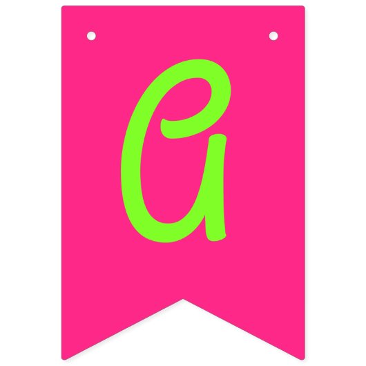 Voetbal sport Birthday Party roze Vlaggetjes (Derde vlag)