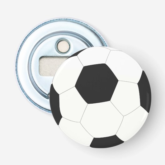 Voetbal Sport Button Flesopener (Voorkant)