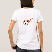 Voetbal sport Coach leraar bestemming vrede T-shirt (Achterkant)