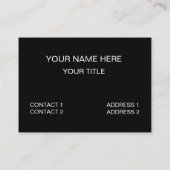 Voetbal Sport Coach Trainer Visitekaartje (Achterkant)