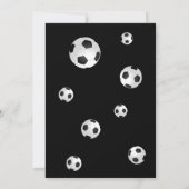 Voetbal Sport Dank coach  Bedankkaart (Achterkant)