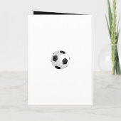 Voetbal Sport Dank je coach kaart (Achterkant)