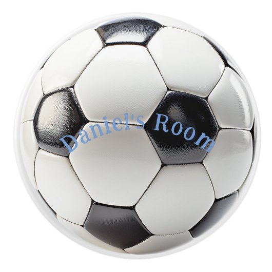 Voetbal sport fan speler keramische knop (Voorkant)