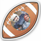 Voetbal sport foto sticker (Voorkant)