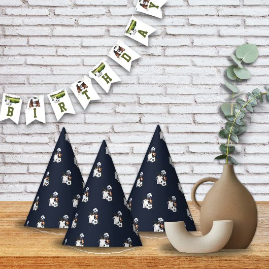 Voetbal Sport Game Verjaardag Feesthoedjes