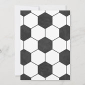 Voetbal Sport Game Verjaardag Party Uitnodiging (Achterkant)